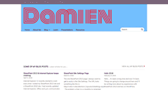 Desktop Screenshot of damien.co